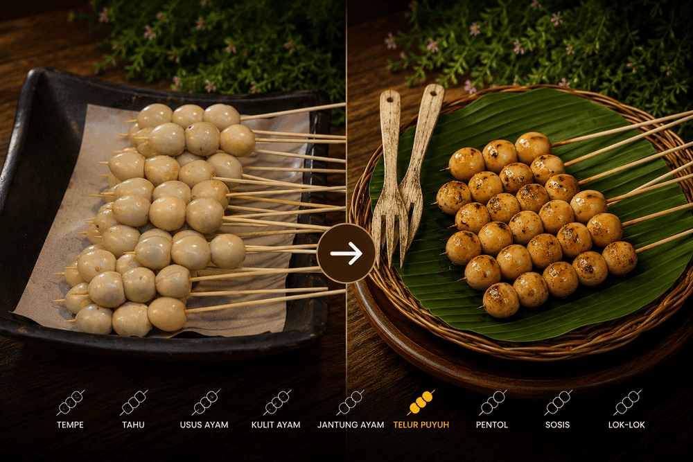 Sate Telur Puyuh